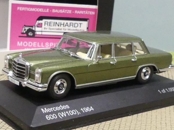 1/43 White Box Mercedes 600 (W100) grün metallic WB176
